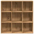 Armoire à livres chêne artisanal 98x29x97,5 cm