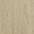 Meuble TV chêne sonoma 61x40x46 cm bois d'ingénierie et métal