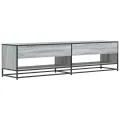 Meuble TV sonoma gris 180,5x40x46 cm bois d'ingénierie
