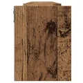Étagères murales 2 pcs vieux bois 100x15x20cm bois d'ingénierie