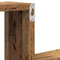 Étagères murales 2 pcs vieux bois 100x15x20cm bois d'ingénierie