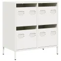Buffet blanc 68x39x73,5 cm acier laminé à froid