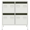 Buffet blanc 68x39x73,5 cm acier laminé à froid