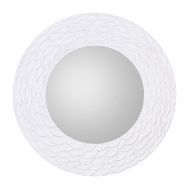 Wandspiegel Alexandra House Living Weiß 80 x 2 x 80 cm Kreis