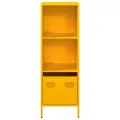 Buffet haut jaune moutarde 35x39x103,5 cm acier