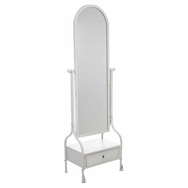 Miroir sur pied Alexandra House Living Blanc Fer 38 x 184 x 65 cm
