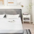 Protège-matelas blanc 140x190 cm imperméable