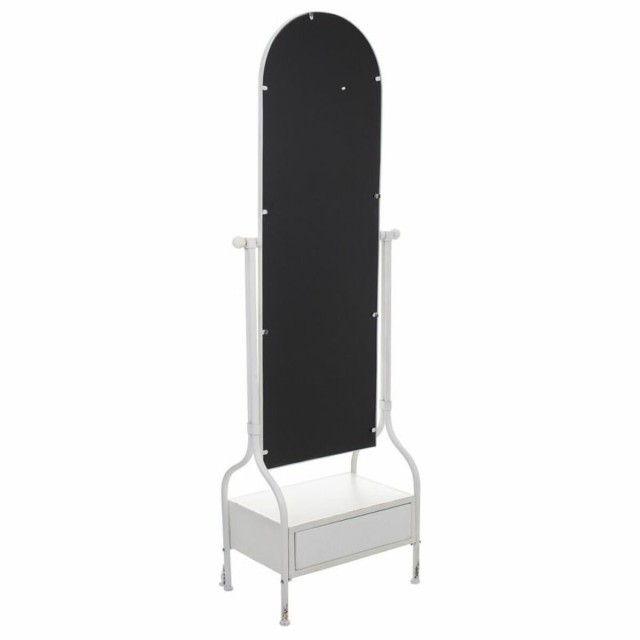 Free standing mirror Alexandra House Living White Iron 38 x 184 x 65 c