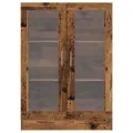 Bibliothèque vieux bois 82,5x30,5x115 cm bois d'ingénierie