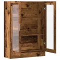 Bibliothèque vieux bois 82,5x30,5x115 cm bois d'ingénierie