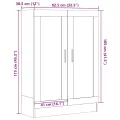 Bibliothèque vieux bois 82,5x30,5x115 cm bois d'ingénierie
