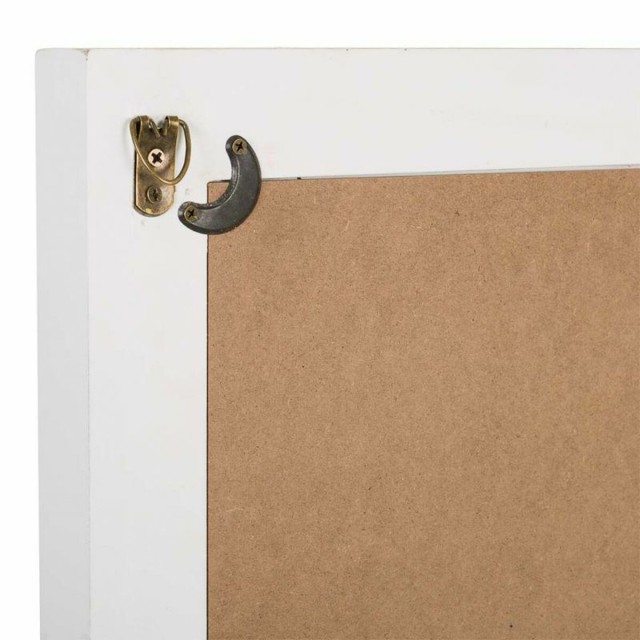 Espejo de pared Alexandra House Living Plateado Bambú Madera MDF 5 x