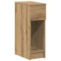 Tables de chevet avec tiroir 2 pcs chêne artisanal 20x36x60 cm