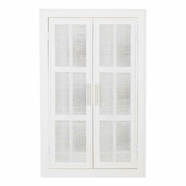 Wandspiegel Alexandra House Living Zilverkleurig Bamboe Hout MDF 5 x 1