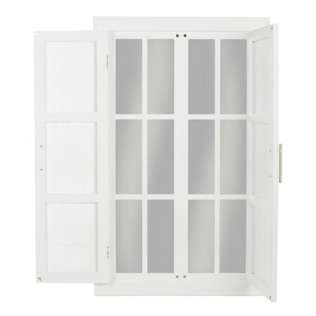 Wandspiegel Alexandra House Living Silberfarben Bambus Holz MDF 5 x 11