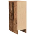 Tables de chevet avec tiroir 2 pcs vieux bois 20x36x60 cm
