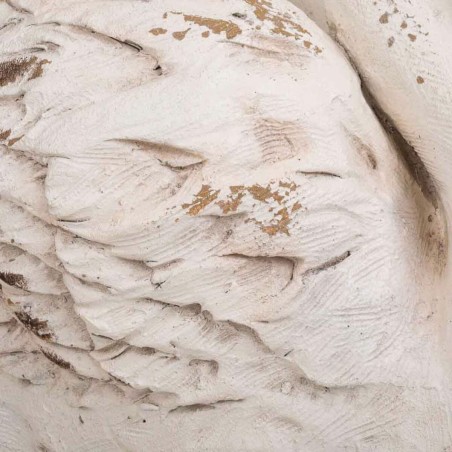 Macetero Alexandra House Living Swan Fibra de Vidrio Magnesio 36 x 46