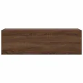 Armoire murale de bain chêne marron 100x25x30cm bois ingénierie