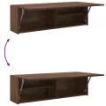 Armoire murale de bain chêne marron 100x25x30cm bois ingénierie