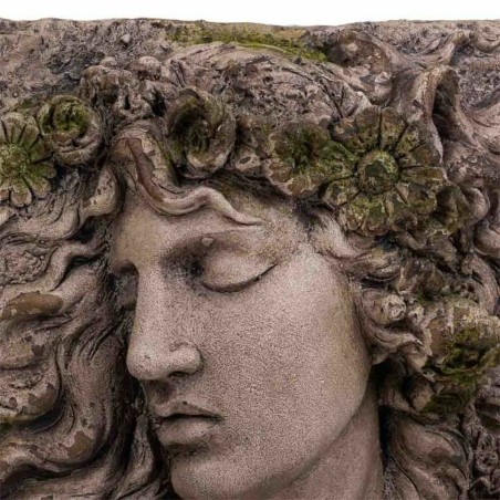 Macetero Alexandra House Living Fibra de Vidrio Magnesio 45 x 16 x 47