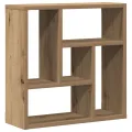 Étagère murale chêne artisanal 45x16x45 cm bois d'ingénierie