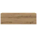 Armoire murale de bain chêne artisanal bois d'ingénierie