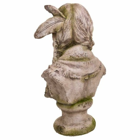 Büste Alexandra House Living Fiberglas Magnesium Damen Indianer 33 x