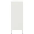 Buffet haut blanc 68x39x103,5 cm acier