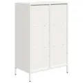 Buffet haut blanc 68x39x103,5 cm acier