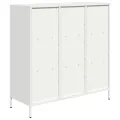 Buffet haut blanc 101,5x39x103,5 cm acier