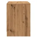 Meuble TV chêne artisanal 102x37,5x52,5 cm bois d'ingénierie