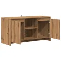 Meuble TV chêne artisanal 102x37,5x52,5 cm bois d'ingénierie