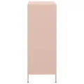Buffet haut rose 39x35x103,5 cm acier