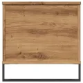 Table basse chêne artisanal 90x44,5x45 cm bois d'ingénierie