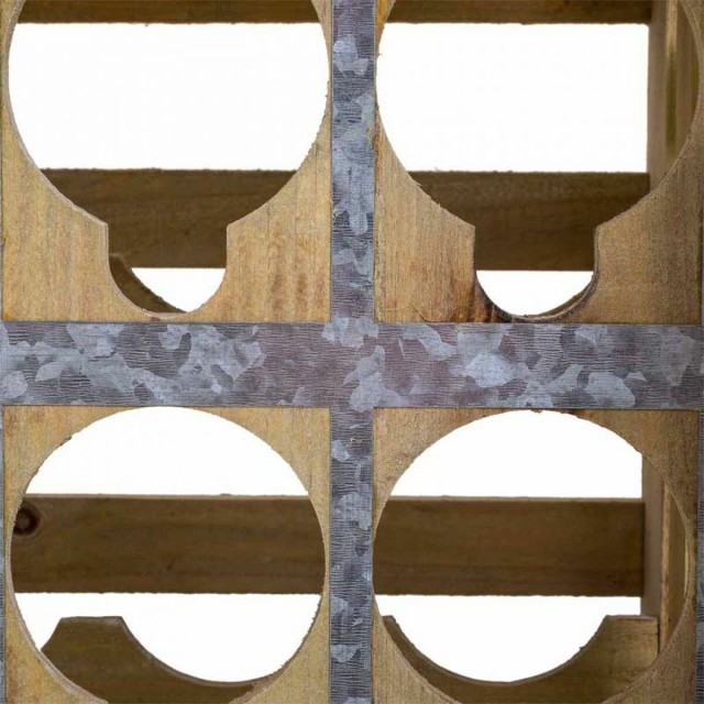 Range Bouteilles Alexandra House Living Naturel Bois d'épicéa 32 x 4