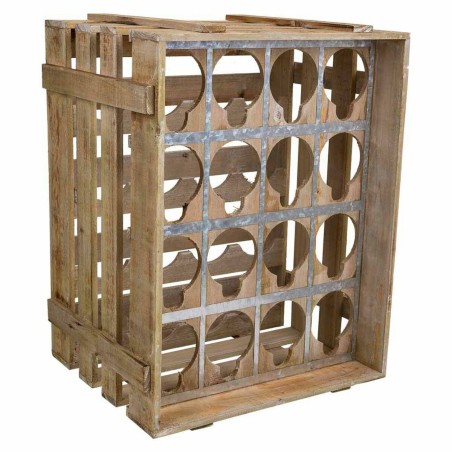 Bottle rack Alexandra House Living Natural Fir wood 32 x 55 x 41 cm 16