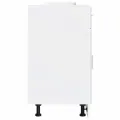 Armoire de cuisine Porto blanc brillant bois ingénierie