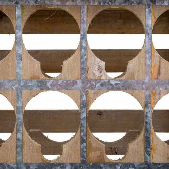 Portabottiglie Alexandra House Living Naturale Legno di abete 32 x 55