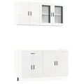 Ensemble d'armoires de cuisine 4 pcs Kalmar bois d'ingénierie