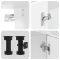 Ensemble d'armoires de cuisine 4 pcs Kalmar bois d'ingénierie
