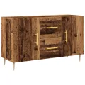 Buffet vieux bois 100x36x60 cm bois d'ingénierie