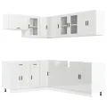 Ensemble d'armoires de cuisine 11 pcs Porto bois d'ingénierie