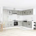 Ensemble d'armoires de cuisine 14 pcs Porto bois d'ingénierie