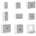 Ensemble d'armoires de cuisine 14 pcs Porto bois d'ingénierie