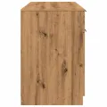 Bureau chêne artisanal 100x50x75 cm bois d'ingénierie
