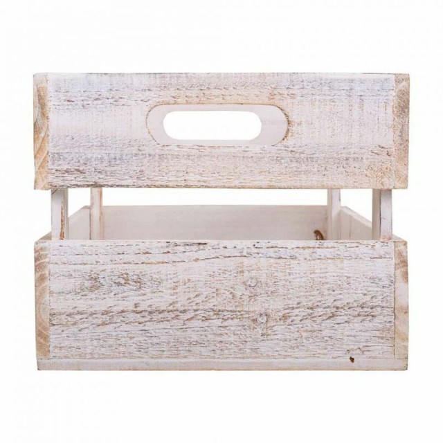 Storage boxes Alexandra House Living CARGO White Fir wood 24 x 19 x 38