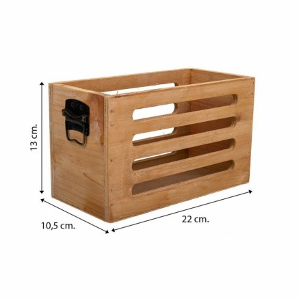 Storage boxes Alexandra House Living Brown Fir wood 17 x 15 x 28 cm 25 2