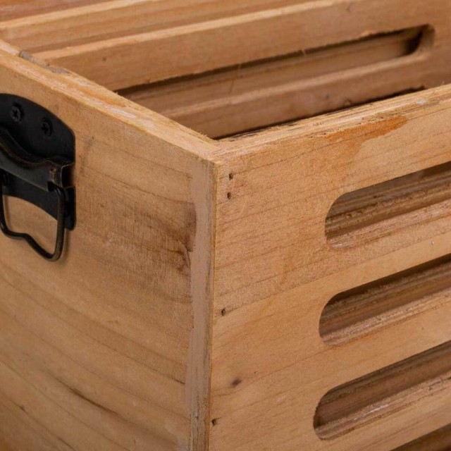 Boîtes de rangement Alexandra House Living Marron Bois d'épicéa 17