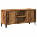 Meuble TV vieux bois 102x35x50 cm bois d'ingénierie