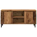 Meuble TV vieux bois 102x35x50 cm bois d'ingénierie